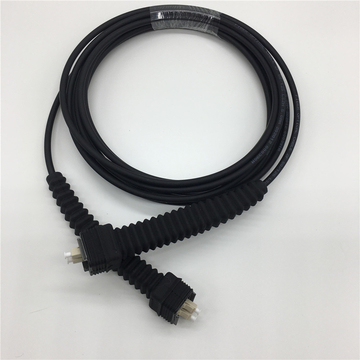 Nokia Fiber Patch Cord with NSN Connector, LC DX Armored Fiber Optic Cable