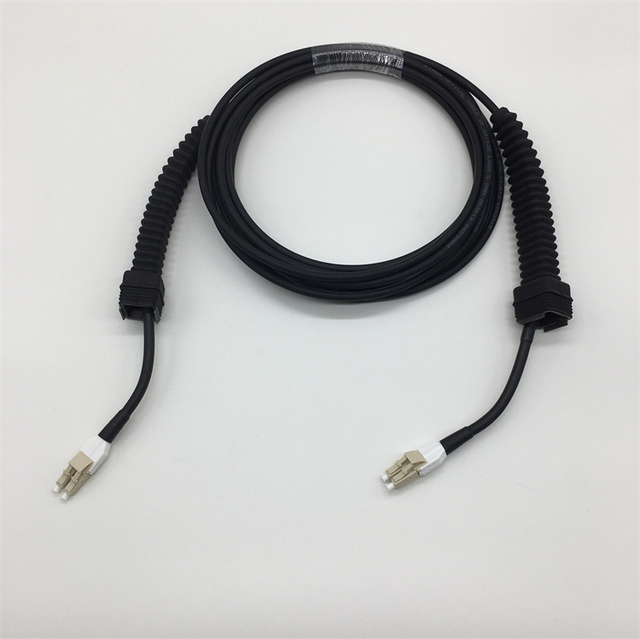 FUFAY MM OD fiber cable with NSN uni boot, LC OD-LC OD dual 100m for RFM/RRH