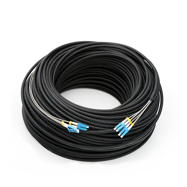 OEM CPRI Armored Fiber Optic Patch Cord 4c Outdoor Patch Cord