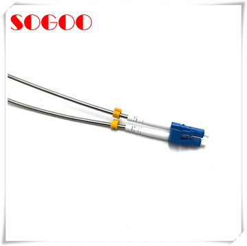 Outdoor CPRI armored branch fiber optic cable CPRI duplex patch cords with LC for telecom