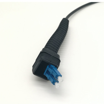 LC DX Armored Fiber Optic Cable, Nokia Patch Cord Compatible NSN Connector
