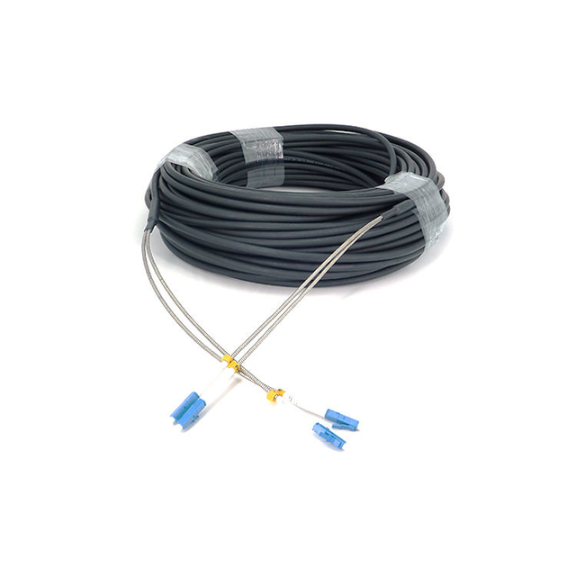 FTTA Outdoor CPRI Armored LC- LC SM Duplex Fiber Patch Cable 7.0mm